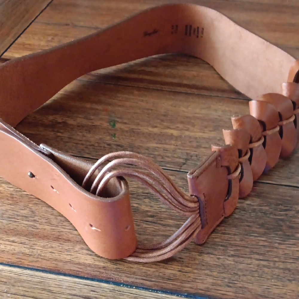 Garuglieri Brown Leather Womans Belt